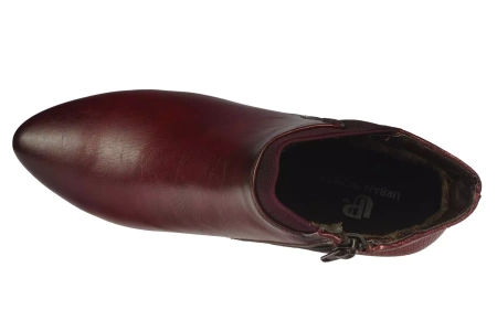 Damskie buty zimowe Urban Projekt DAM17024BO bordowe