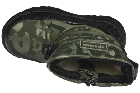 Dziecięce buty zimowe Apawwa ATJ992P-1GR zielone