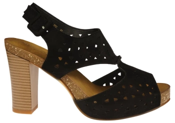 Eleganckie Sandały damskie Sergio Leone DSK858CZMI czarne