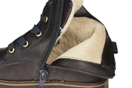 Dziecięce buty zimowe American Club BAB17182ENA granatowe