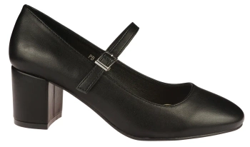 Eleganckie czarne półbuty damskie Sergio Leone DPB176CZPU