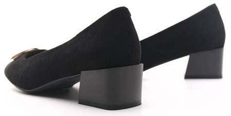 Półbuty damskie Sergio Leone DPB123CZMI czarne