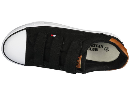 Tenisówki dziecięce American Club czarne CLH-81BL