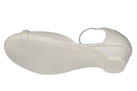 Półbuty dziewczęce komunijne American Club CKOM-41WH