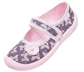 Tenisówki dziecięce Viggami DANUSIA MOTYLKI różowe kapcie dziewczęce