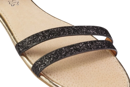 Młodzieżowe sandały American Club 07170628-2BL czarne