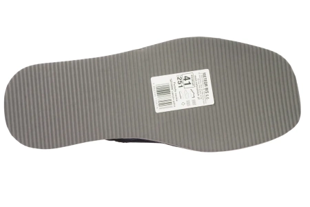 Męskie pantofle tekstylne Meteor MV251NA szymon sztruks granatowe