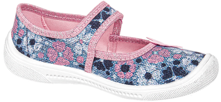 Tenisówki dziecięce Viggami GRETA granatowe kapcie dziewczęce na rzep