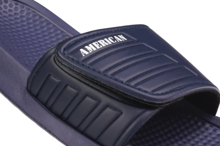Młodzieżowe klapki basenowe American Club DNH-128NA granatowe