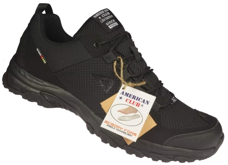 Męskie buty sportowe American Club męskie buty nadwymiarowe NWT17BL czarne