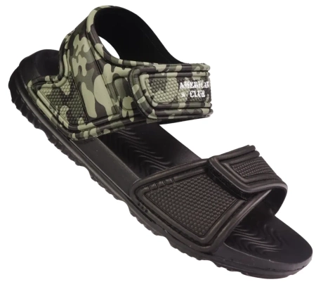 Dziecięce klapki basenowe American Club CNH-140GR moro