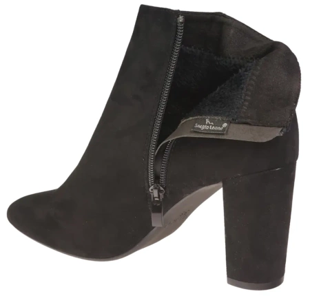 Damskie botki zimowe Sergio Leone DBT548CZMI czarne