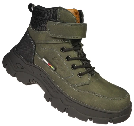 Dziecięce buty zimowe American Club CXD159KH khaki