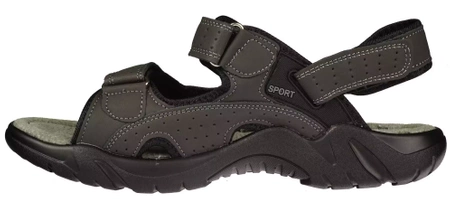 Sandały męskie Le Scarpe Club MA8700-4DGY szare