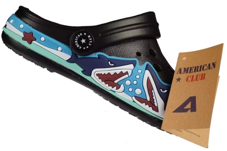 Dziecięce klapki basenowe American Club BNH-78BL