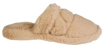 Damskie pantofle zimowe Meteor DV269 w kolorze beżowym