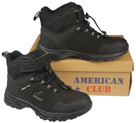 Buty zimowe damskie American Club WT-66BL