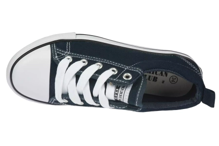 Tenisówki dziecięce American Club LH104/24 granatowe