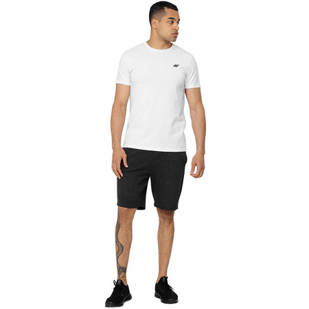 Koszulka męska 4F biała H4Z22 TSM352 10S