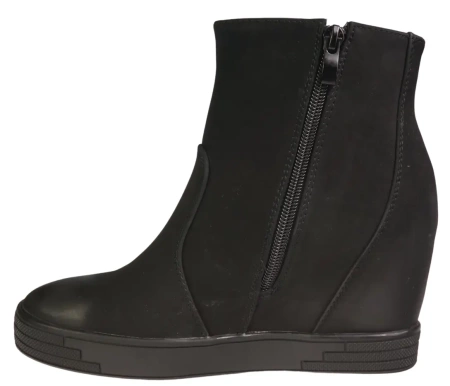 Buty przejściowe damskie Sergio Leone D28354CZ czarne