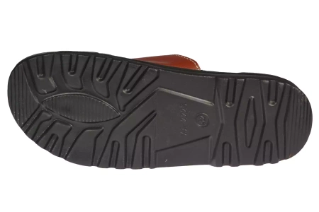 Klapki męskie Gofar MM2226-2BR brązowe