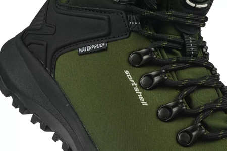 Zimowe buty męskie śniegowce męskie American Club MHL143/24KH zielone