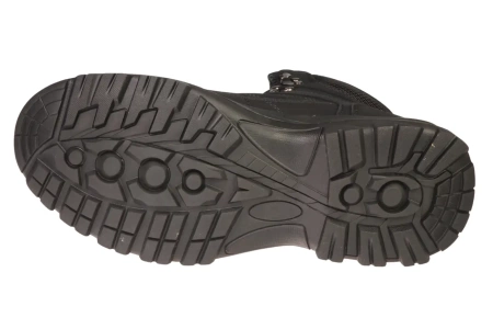 Zimowe skórzane buty męskie American Club MCY58BL czarne