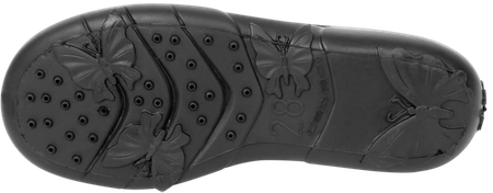 Tenisówki dziecięce Viggami PATI czarne kapcie dziewczęce wsuwane