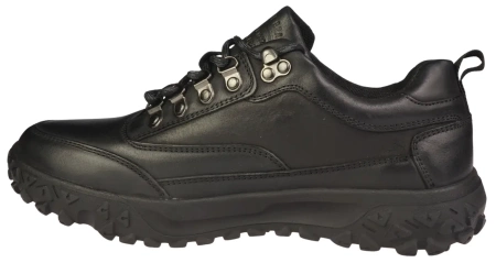 Męskie obuwie przejściowe skórzane American Club MCY171BL czarne