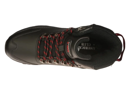 Zimowe buty męskie American Club MTU05/22BL czarne