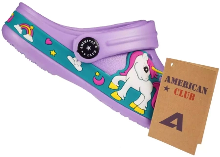 Dziecięce klapki basenowe American Club BNH-66LTPU