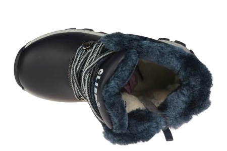 Dziecięce zimowe buty Clibee BH-131BU granatowe