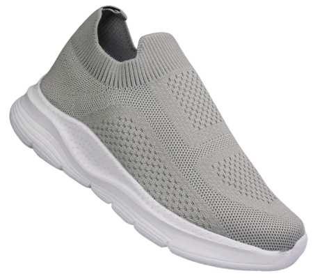 Damskie buty sportowe Atletico sneakersy damskie wsuwane DXY-18703GY szare