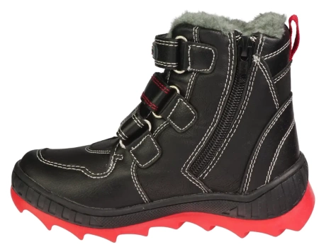 Dziecięce zimowe buty American Club B-86831BL czarne