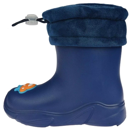 Kalosze dziecięce, piankowe kalosze dziecięce Apawwa BJ380NA granatowe