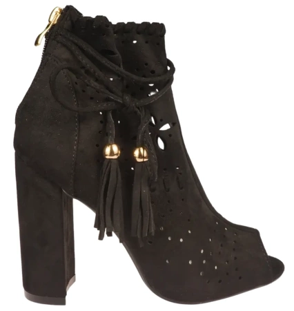 Eleganckie sandały damskie SeaStar DM285PBL czarne