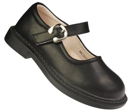 Półbuty dziewczęce baleriny dziecięce Apawwa CMC542BL czarne