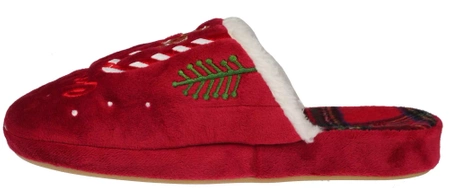 Damskie pantofle tekstylne American Club DSL-12RE