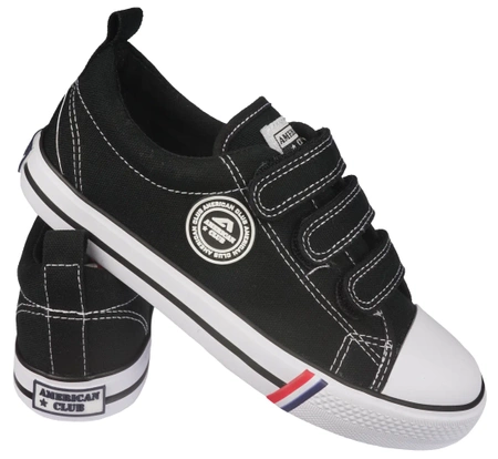 Tenisówki męskie na rzepy - American Club LH58/23 LH13
