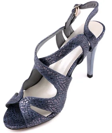 Eleganckie Sandały damskie Sergio Leone D43870GR granatowe