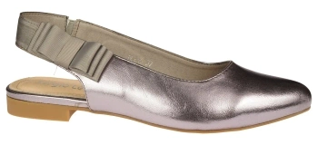 Baleriny damskie Sergio Leone DBL615SRME srebrne
