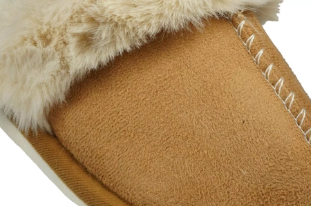 Damskie pantofle tekstylne firmy BONA DK-3-G10BE beżowe