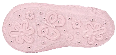 Tenisówki dziecięce Viggami kapcie dziewczęce na rzep Ewelinka różowe