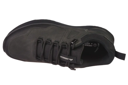 Męskie sportowe buty trekkingowe w kolorze czarnym MRH-167BL