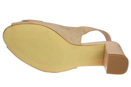 Sandały damskie Sergio Leone DSK801BE beżowe