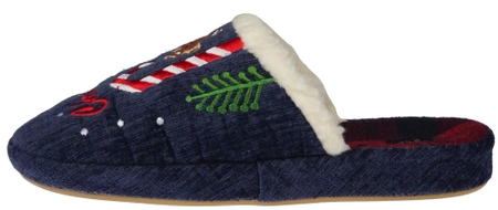 Damskie pantofle tekstylne American Club DSL-12NA