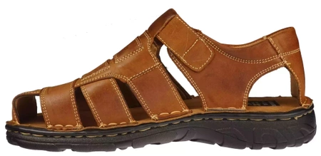 Sandały męskie American Club MCY-80BR brązowe