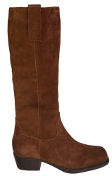 Damskie kozaki zimowe Sergio Leone DKZ268-SBR brązowe