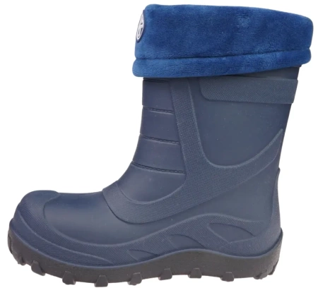 Kalosze dziecięce, gumowe kalosze dziecięce Apawwa CJ373NA granatowe