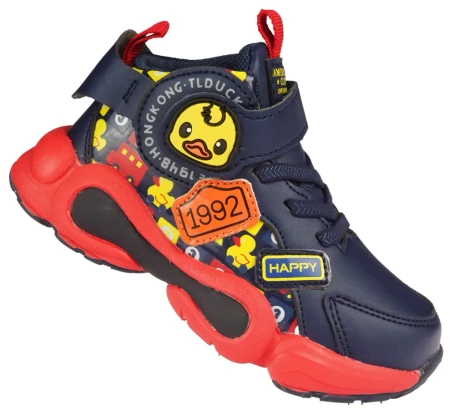 Dziecięce buty sportowe American Club sneakersy dziecięce ABD17/21BLRE